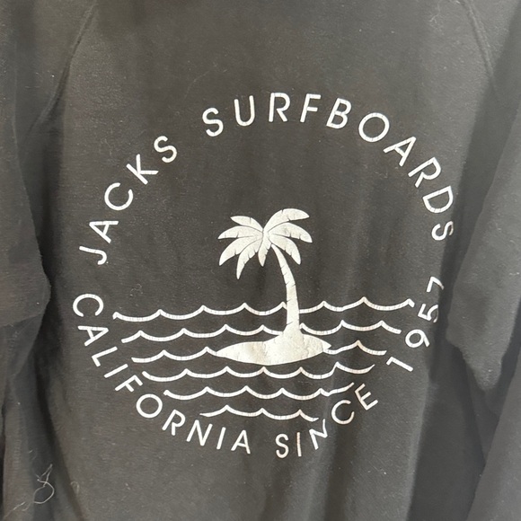 Black Surfboard Graphic Hoodie - Picture 4 of 4